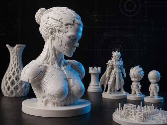 Esculturas personalizadas impresas en 3D